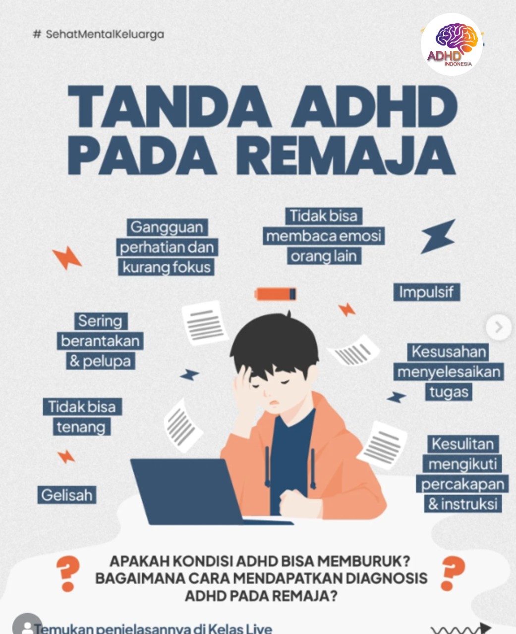 Screening ADHD Non-Diagnostik: Edukasi Awal bagi Orang Tua di Kabupaten Poso
