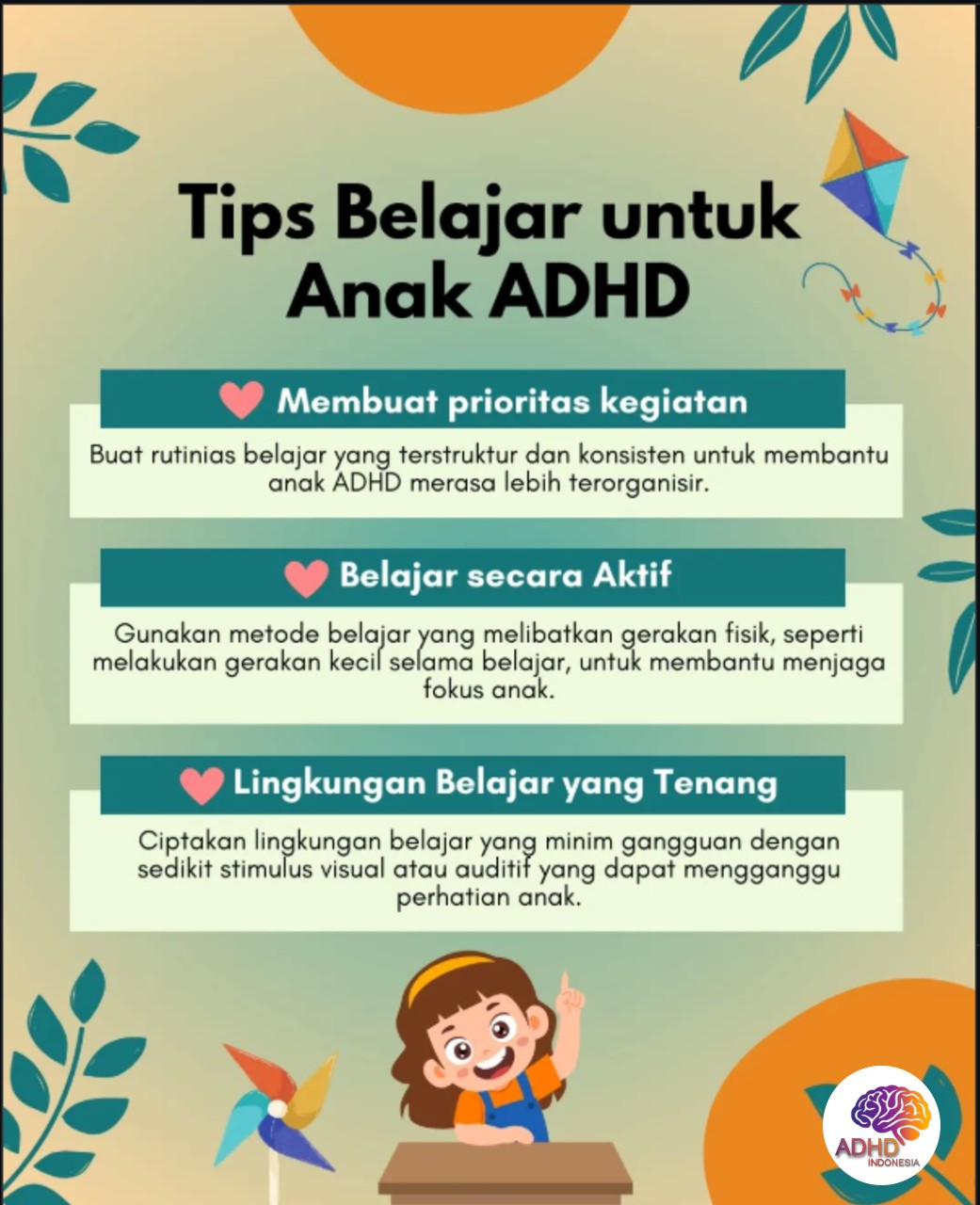 Strategi Belajar yang Cocok untuk Anak ADHD di Kabupaten Poso